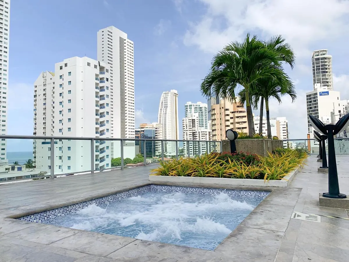 Oceanview Escape Pool, Jacuzzi & Gym In Bocagrande Apartment Cartagena 0*,