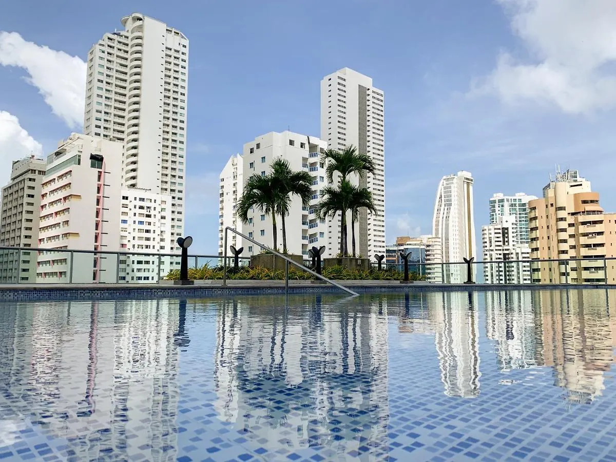 Apartamento Oceanview Escape Pool, Jacuzzi & Gym In Bocagrande Cartagena Colombia