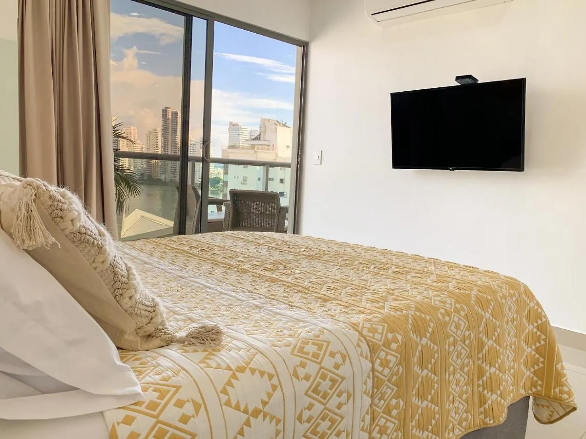 Apartmán Oceanview Escape Pool, Jacuzzi & Gym In Bocagrande Cartagena