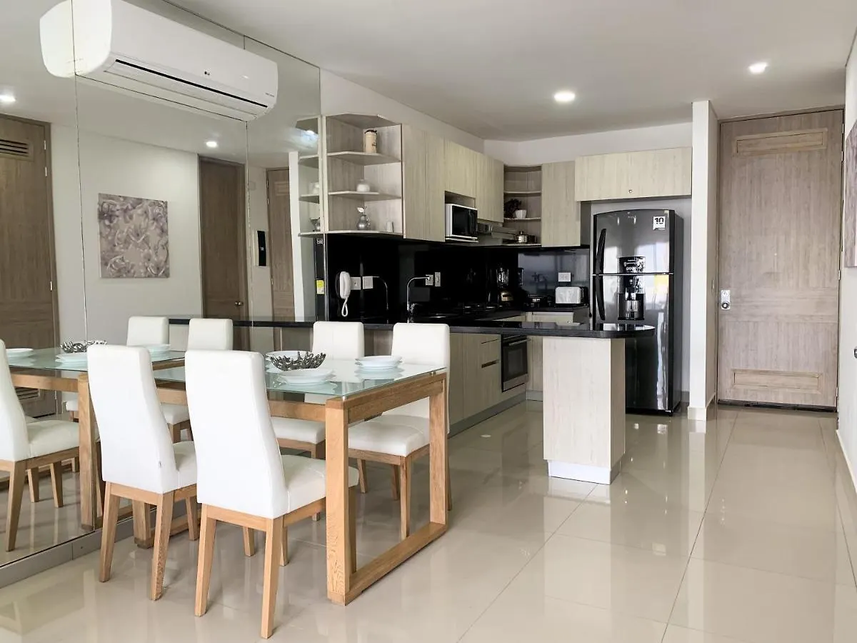 Apartment Ferienwohnung Oceanview Escape Pool, Jacuzzi & Gym In Bocagrande Cartagena