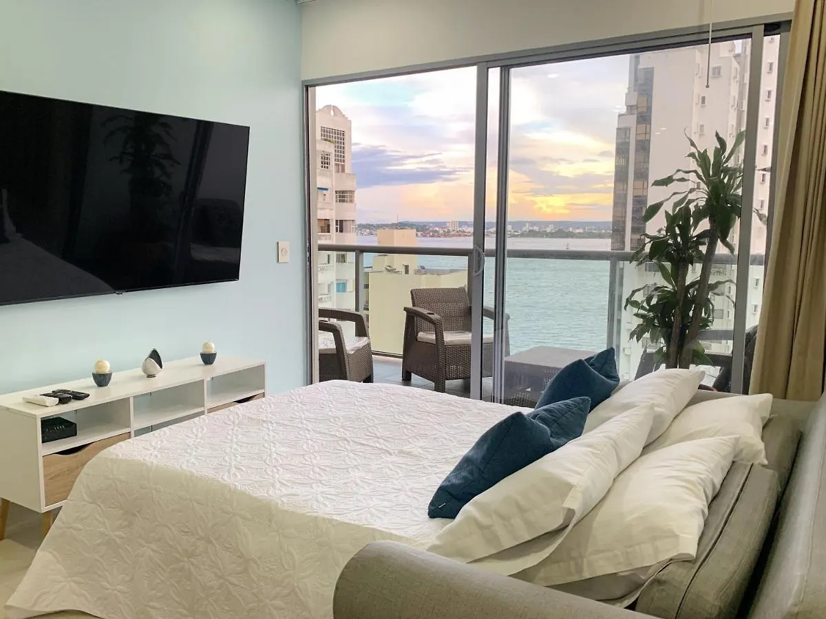 Ferienwohnung Oceanview Escape Pool, Jacuzzi & Gym In Bocagrande Cartagena  Apartment